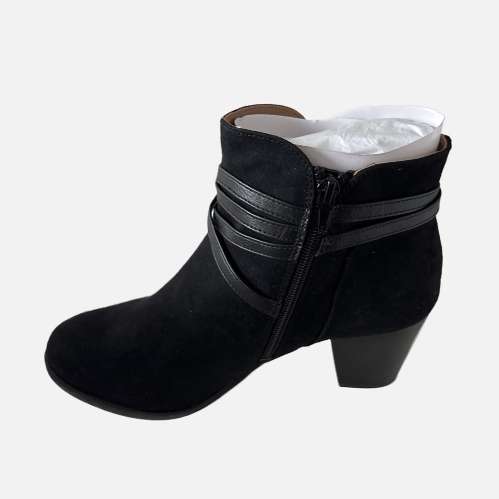 LifeStride Jezebel Black Ankle Boots size 9. - Picture 2 of 6